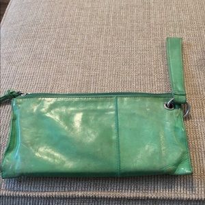 Hobo Green Wristlet